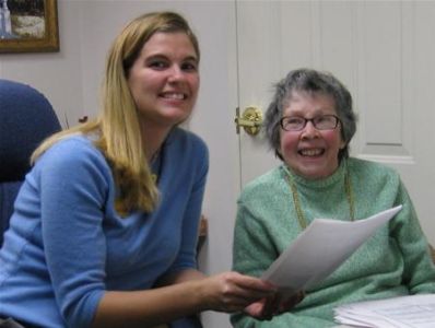 Staff With Volunteer Resident