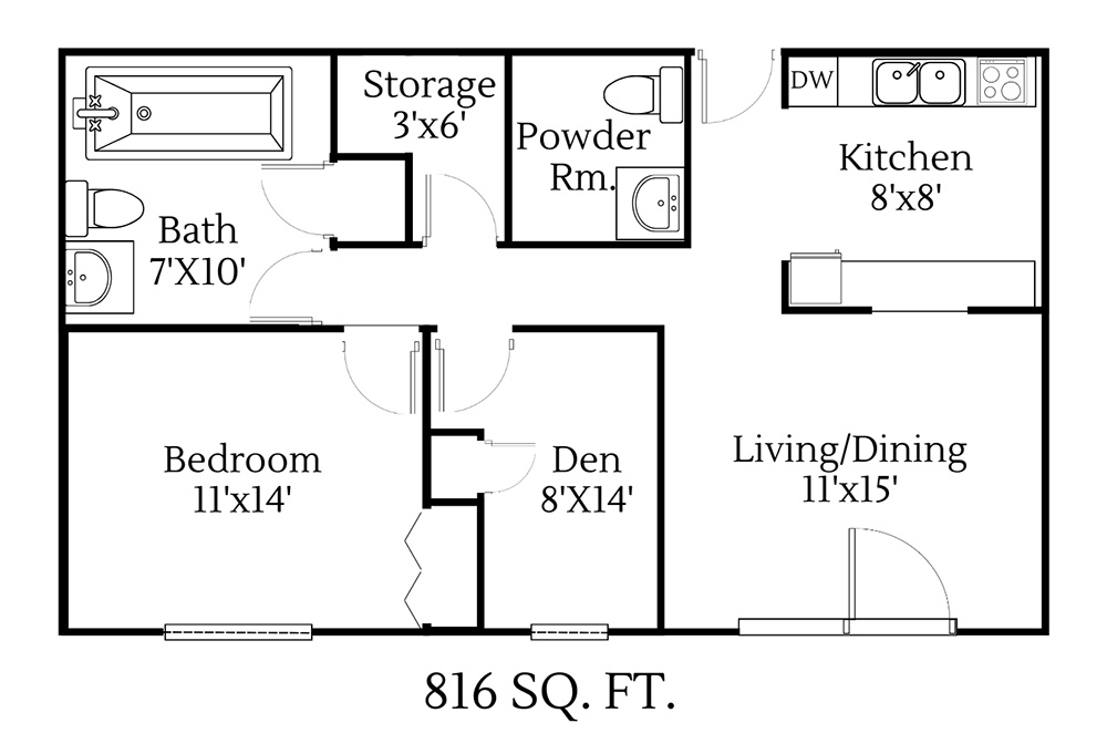 Type 'F' Apartment